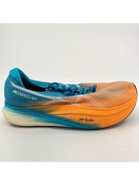 Asics Metaspeed Sky+ Mens Size 8 Orange Blue Athletic Running Shoes Sneakers
